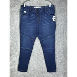 Gramicci for TMPST‎ Active Slim Fit Drop Crotch Jeans Mens Size Large Blue Denim